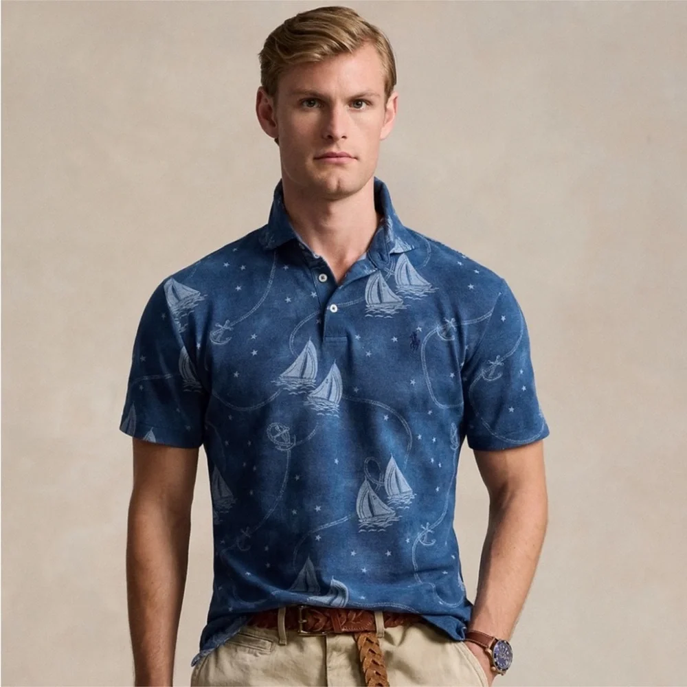 Polo Ralph Lauren Yarn Dyed Mesh Polo